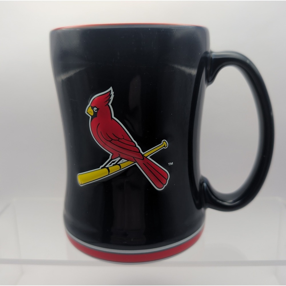 St. Louis Cardinals MLB Boelter Brands Ceramic Coffee Mug / Stein Embossed Logo